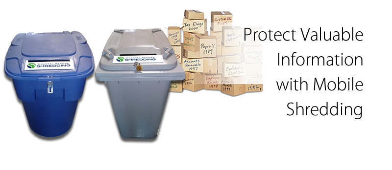 Protect valuable information with mobile shredding